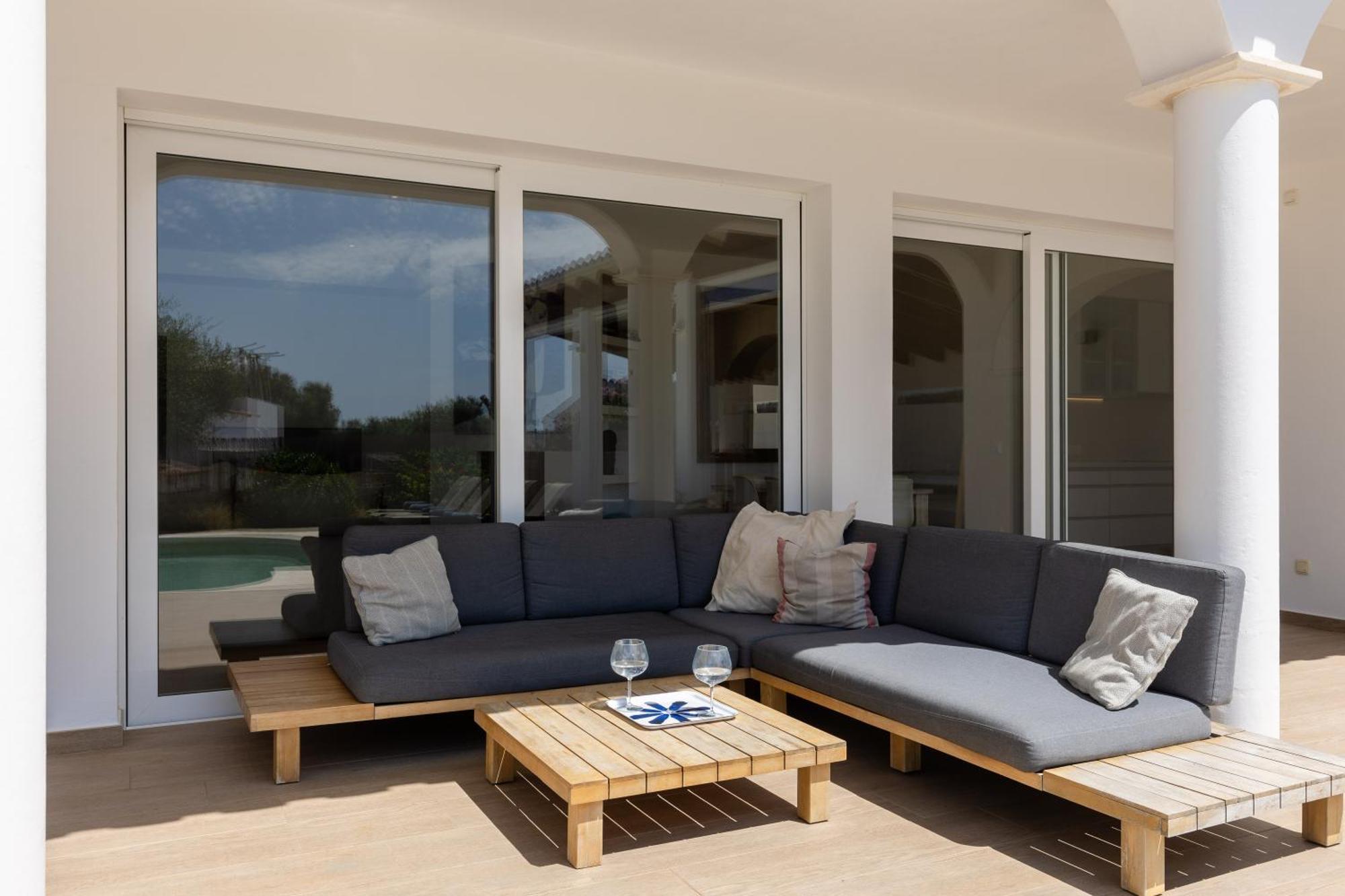 Villa Maravilla With Heatable Pool Rooftopbar With Sea Views And Range Rover Binibeca Luaran gambar