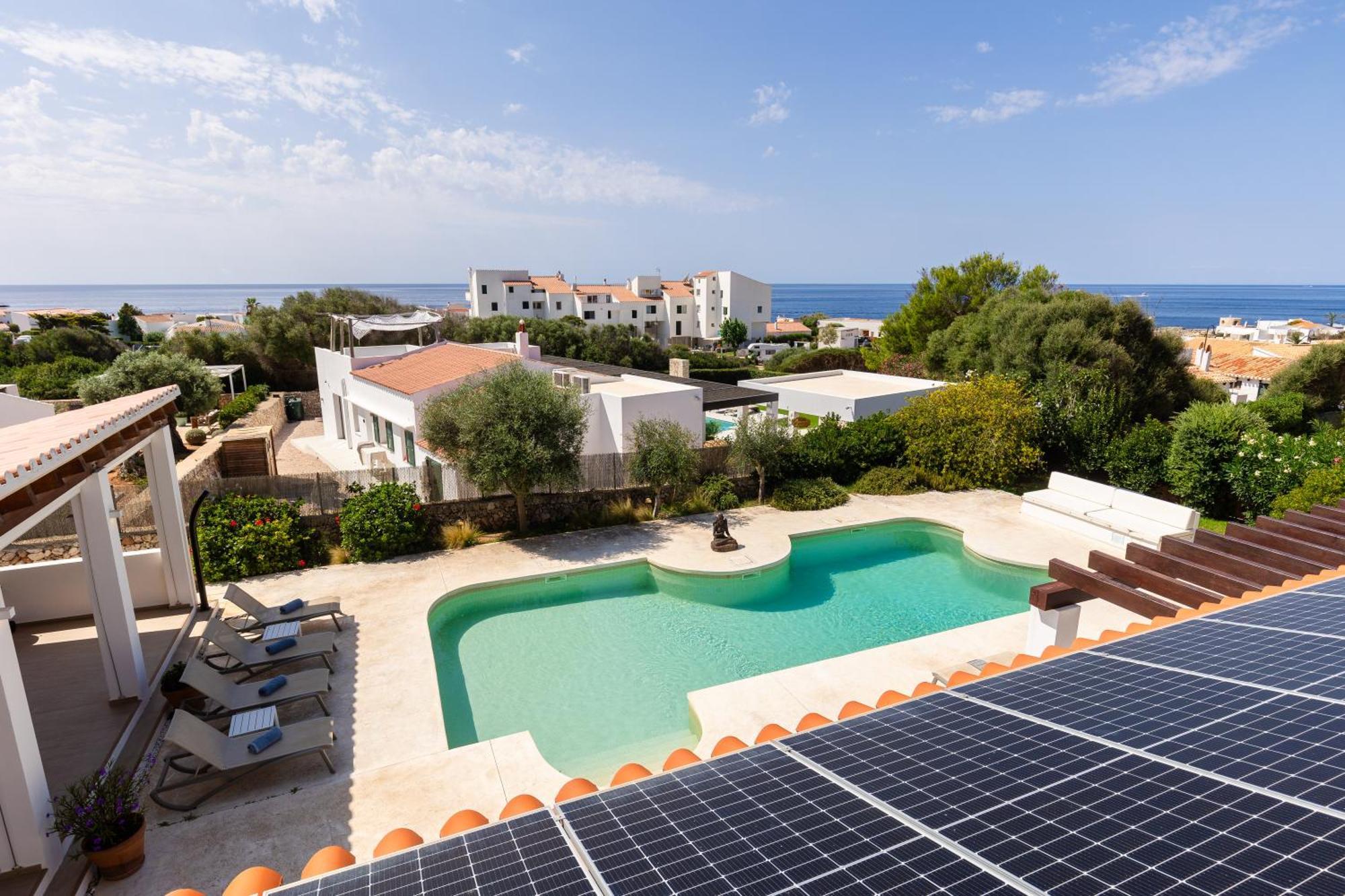 Villa Maravilla With Heatable Pool Rooftopbar With Sea Views And Range Rover Binibeca Luaran gambar